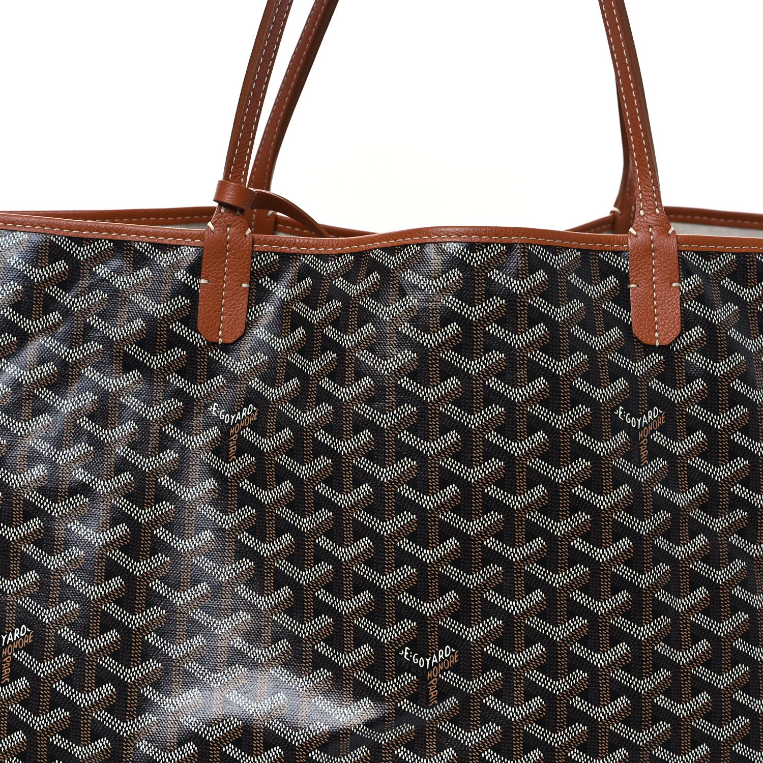 Goyard Goyardine Saint Louis GM Black Gold 9 of 11