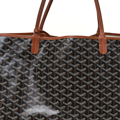 Goyard Goyardine Saint Louis GM Black Gold 9 of 11