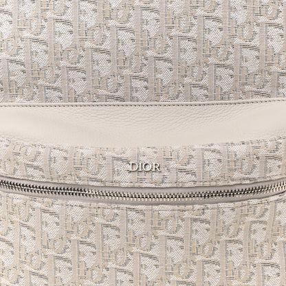 Christian Dior Oblique Calfskin Rider Backpack Beige 6 of 10