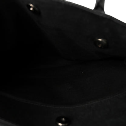 Chanel Grained Vegetal Calfskin Urban Shopping Tote Black 5 of 11