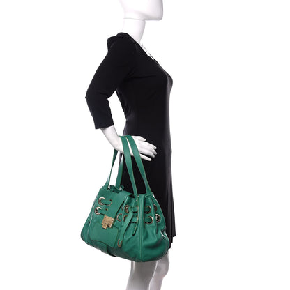 Jimmy Choo Calfskin Ramona Tote Green 2 of 13