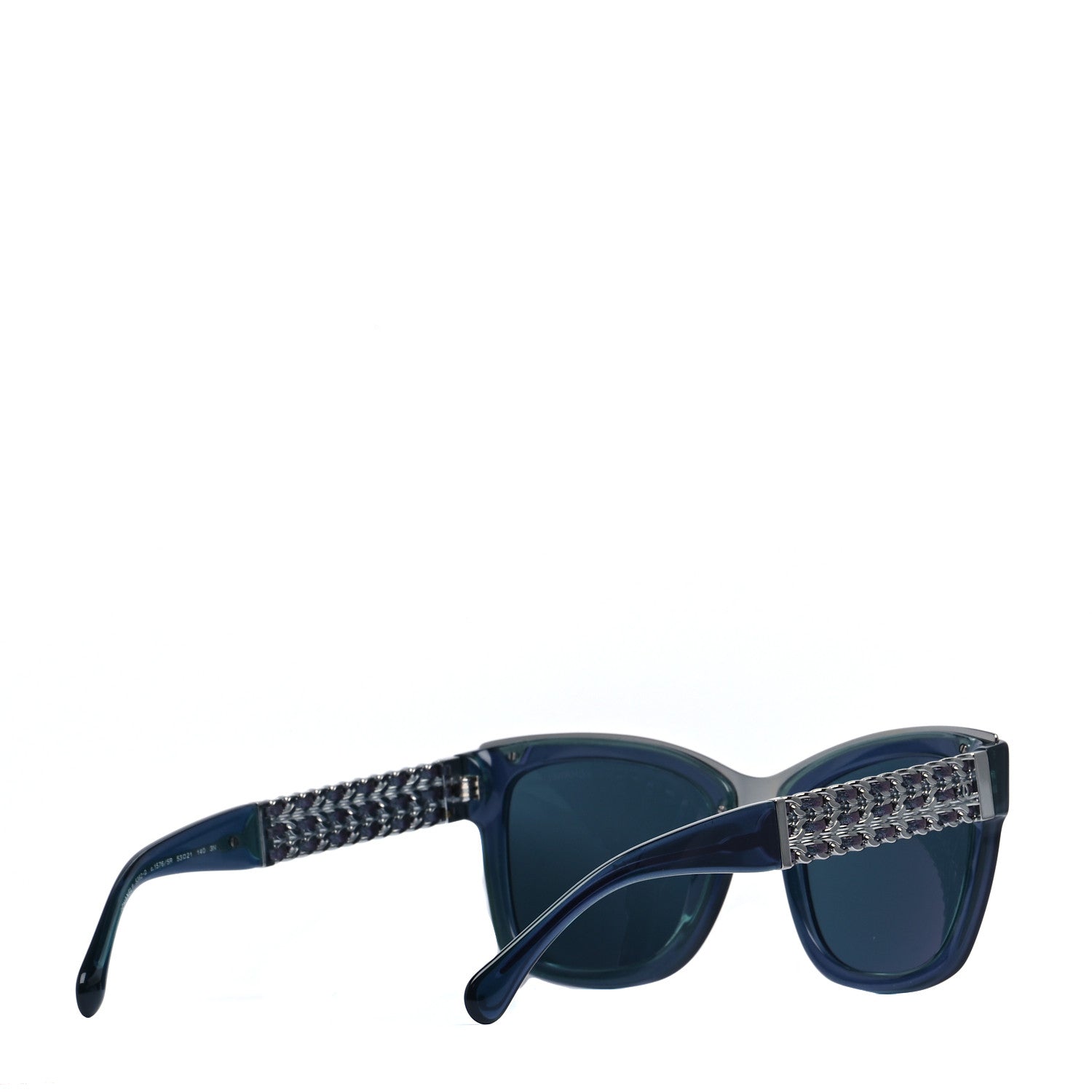 Chanel Square Chain Sunglasses 5362-Q Blue 4 of 8