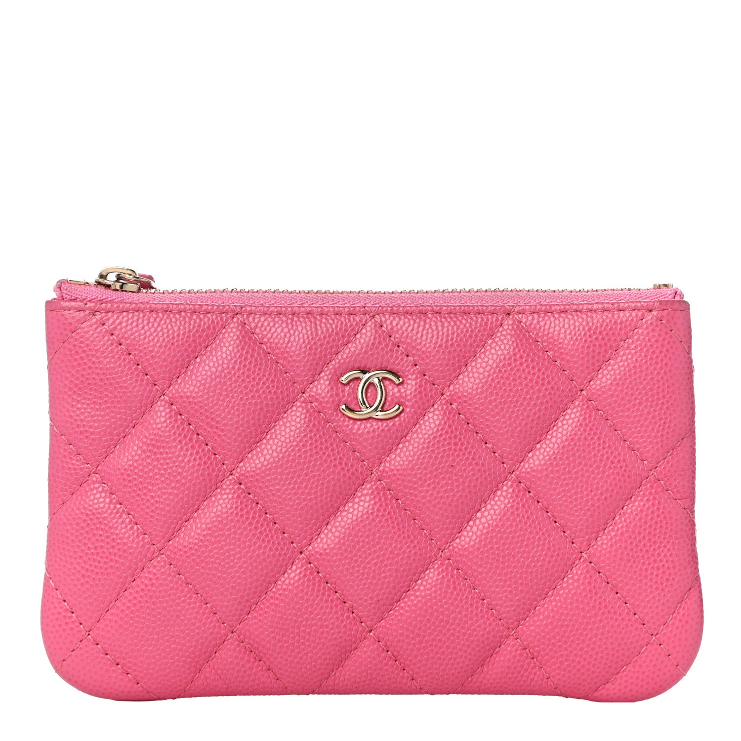 Chanel Caviar Quilted Small Cosmetic Case Pink 1 of 11