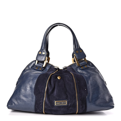 Jimmy Choo Calfskin Suede Malindi Navy 1 of 20