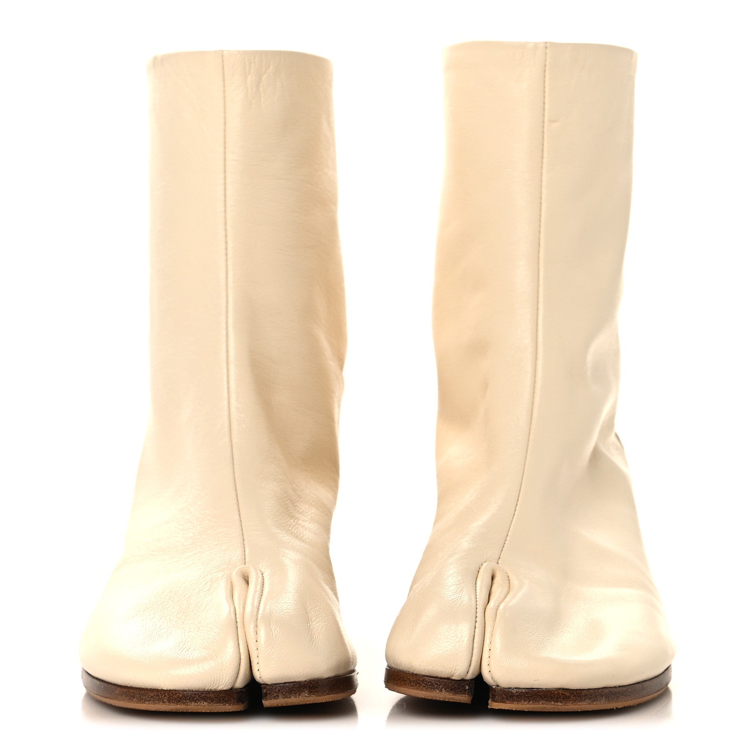 Maison Margiela Nappa Tabi Ankle 80mm Boots 37 White 3 of 9