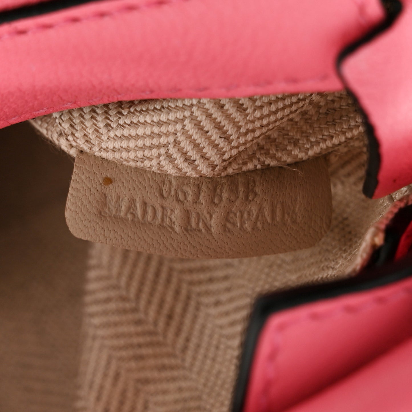 Calfskin Mini Puzzle Bag Wild Rose