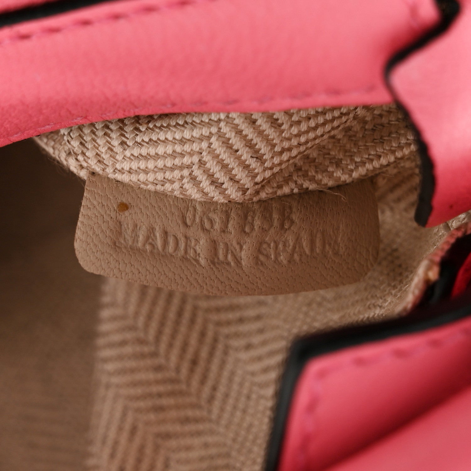 Loewe Calfskin Mini Puzzle Bag Wild Rose 7 of 10