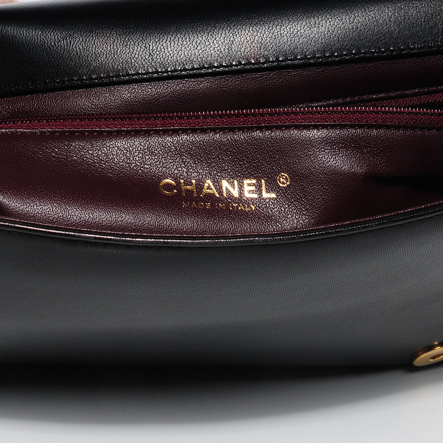 Chanel Lambskin Diamond CC Flap Black 5 of 7