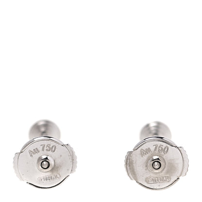 Cartier 18K White Gold Diamond XS D'Amour Earrings 4 of 5