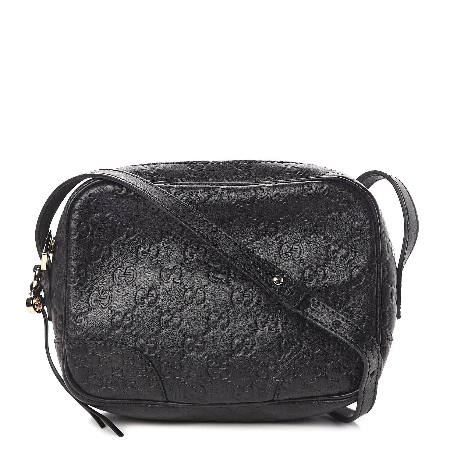 Gucci Microguccissima Mini Bree Messenger Bag Black 1 of 7