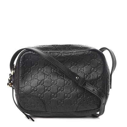 Gucci Microguccissima Mini Bree Messenger Bag Black 1 of 7