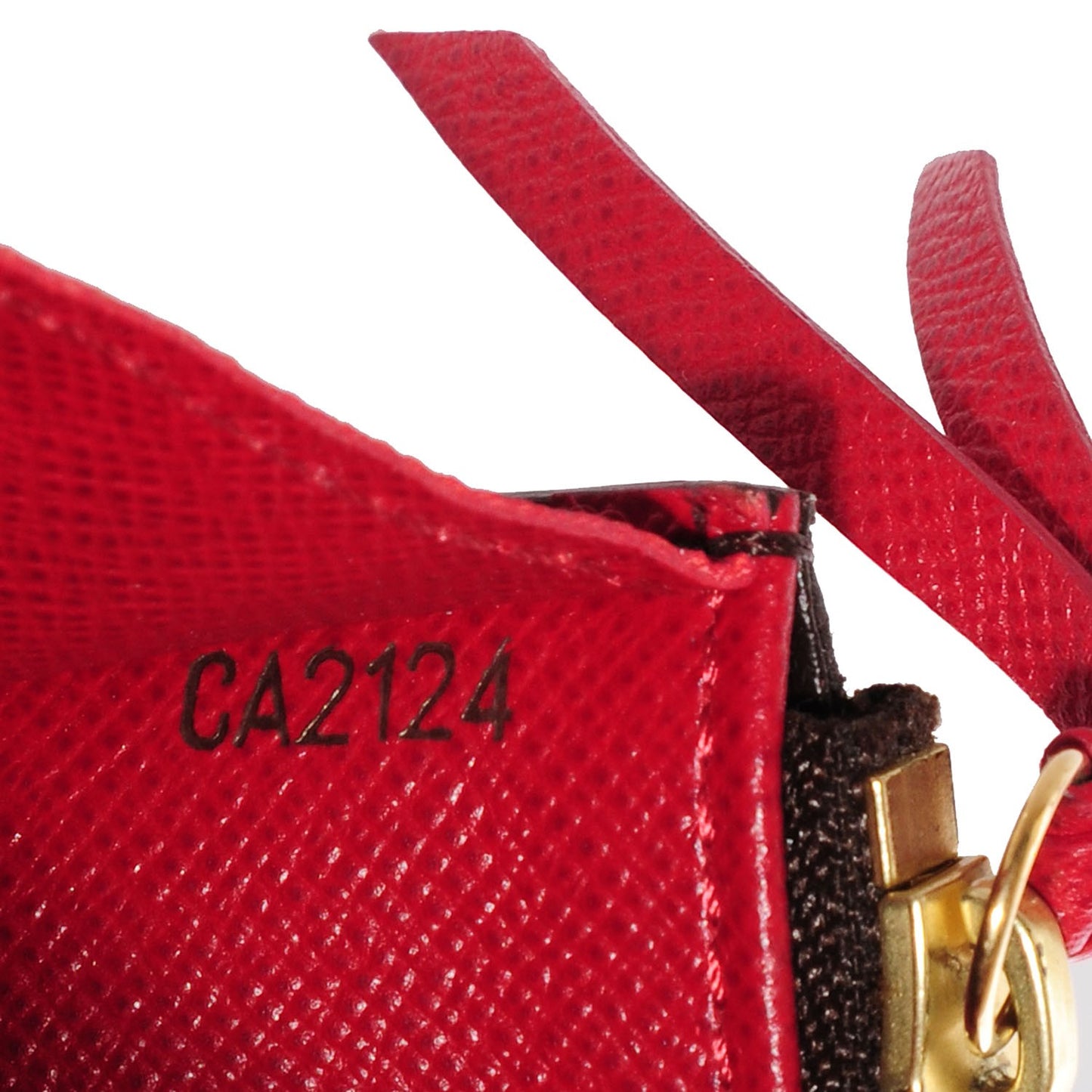 Monogram Emilie Wallet Red