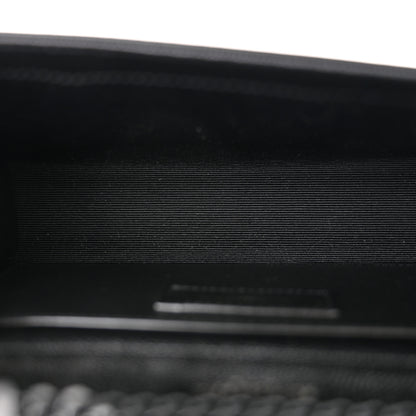 Saint Laurent Grain De Poudre Small Monogram Monochrome Kate Satchel Black 5 of 9