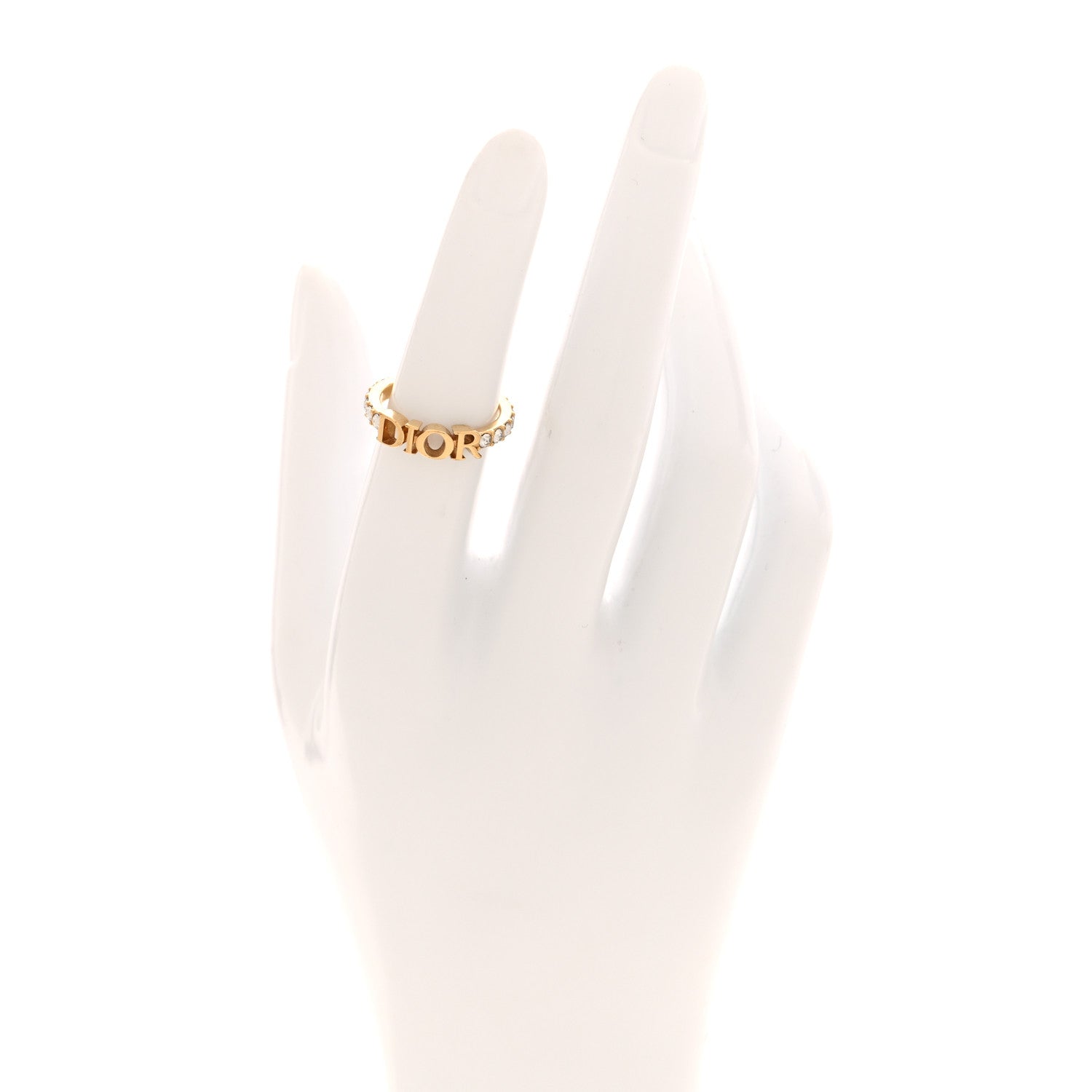 Dior Dio(r)evolution リング ゴールド Christian Dior Metal Crystal DIO(R)EVOLUTION Ring S 50 5.5