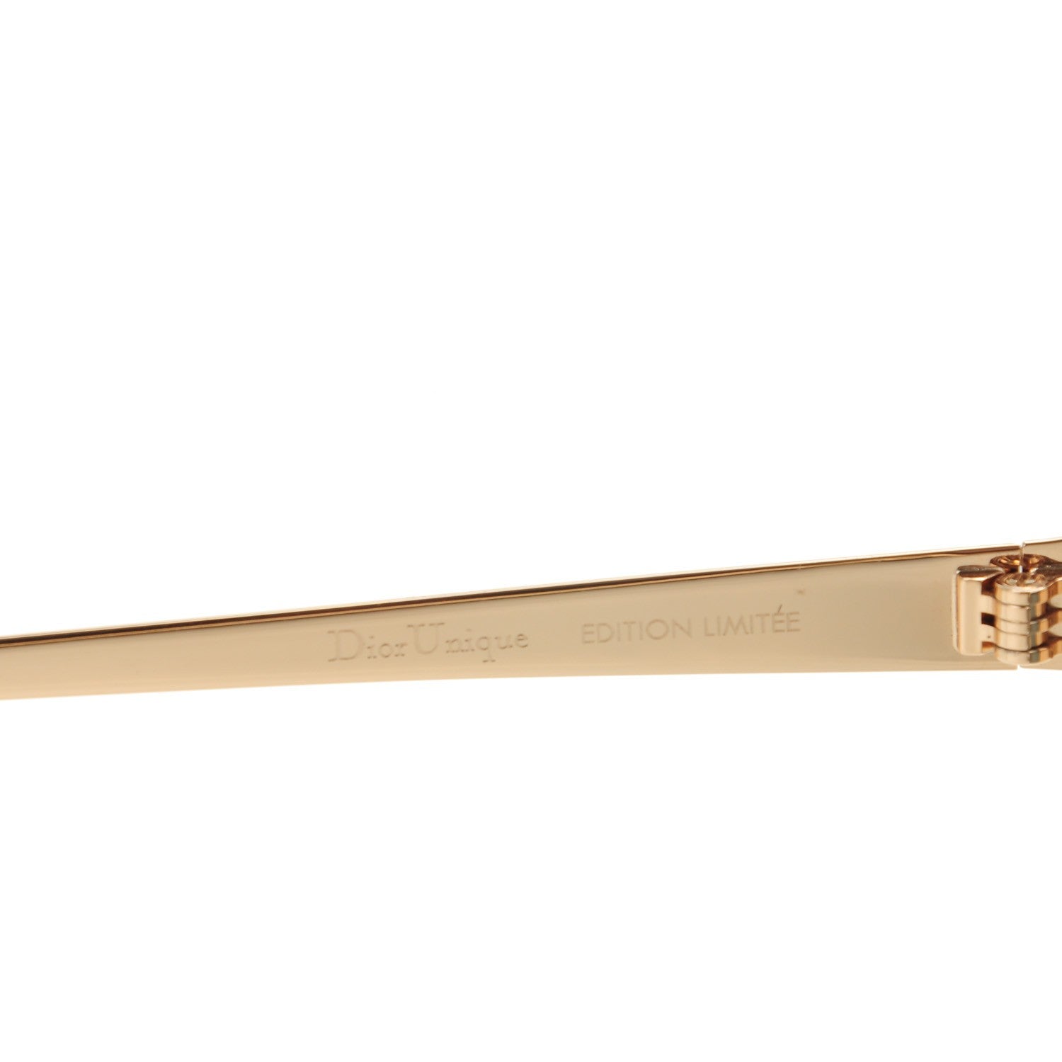 Christian Dior Metal Mirrored Unique Limited Edition Sunglasses Gold 4 of 7
