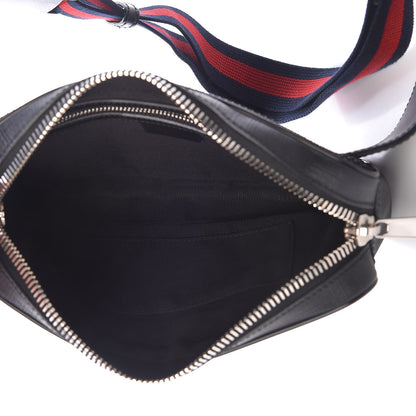 Gucci Soft GG Supreme Monogram Web Belt Bag Black Grey 5 of 12