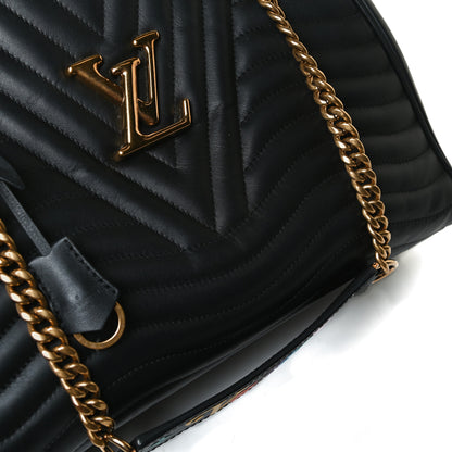 Louis Vuitton Calfskin New Wave Chain Tote Black 15 of 16