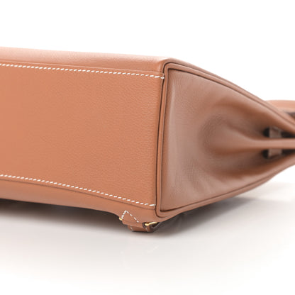 Hermes Evercolor Kelly Ado Backpack Gold 10 of 11