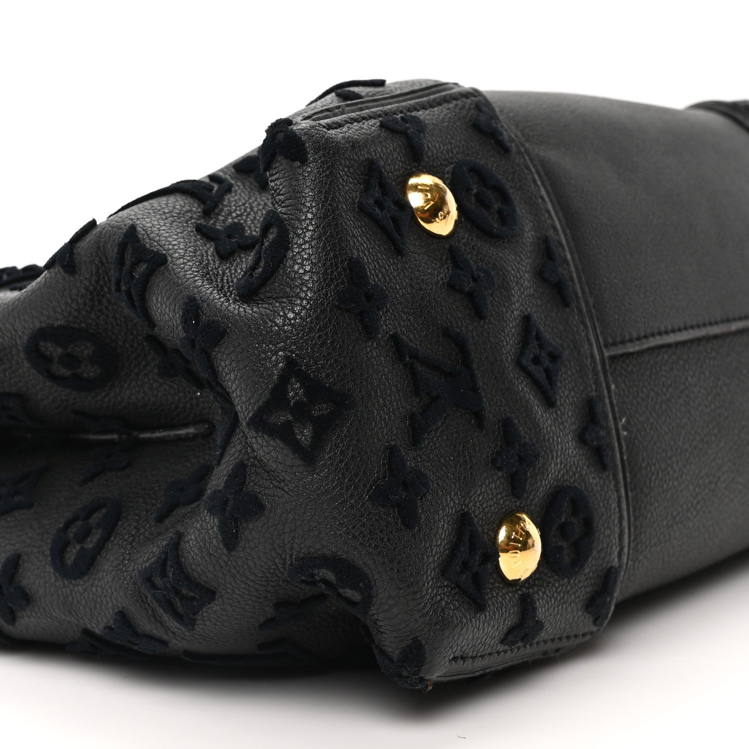 Louis Vuitton Veau Cachemire Tote W PM Black 8 of 9