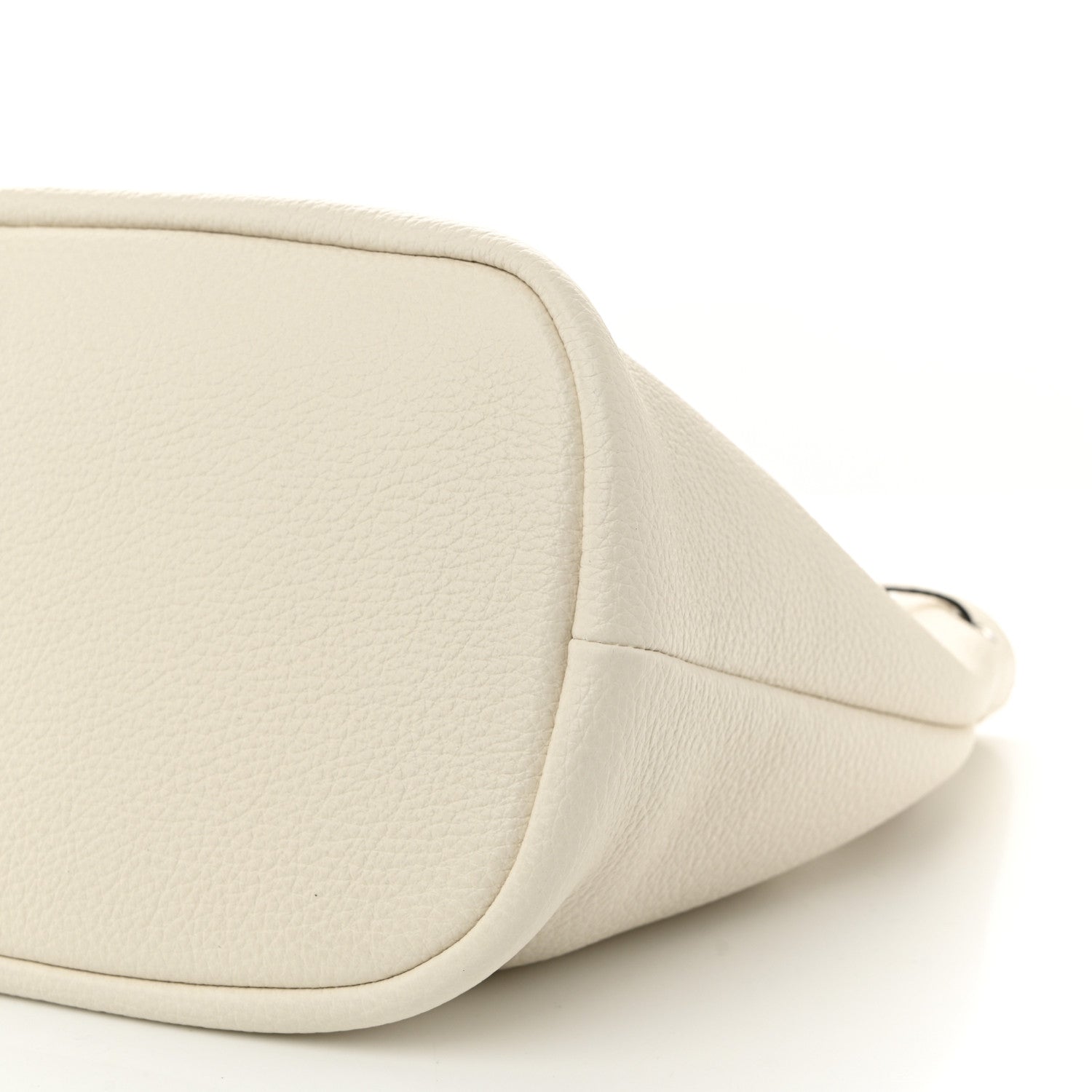 Prada Vitello Daino Soft Drawstring Bucket Bag White 10 of 10