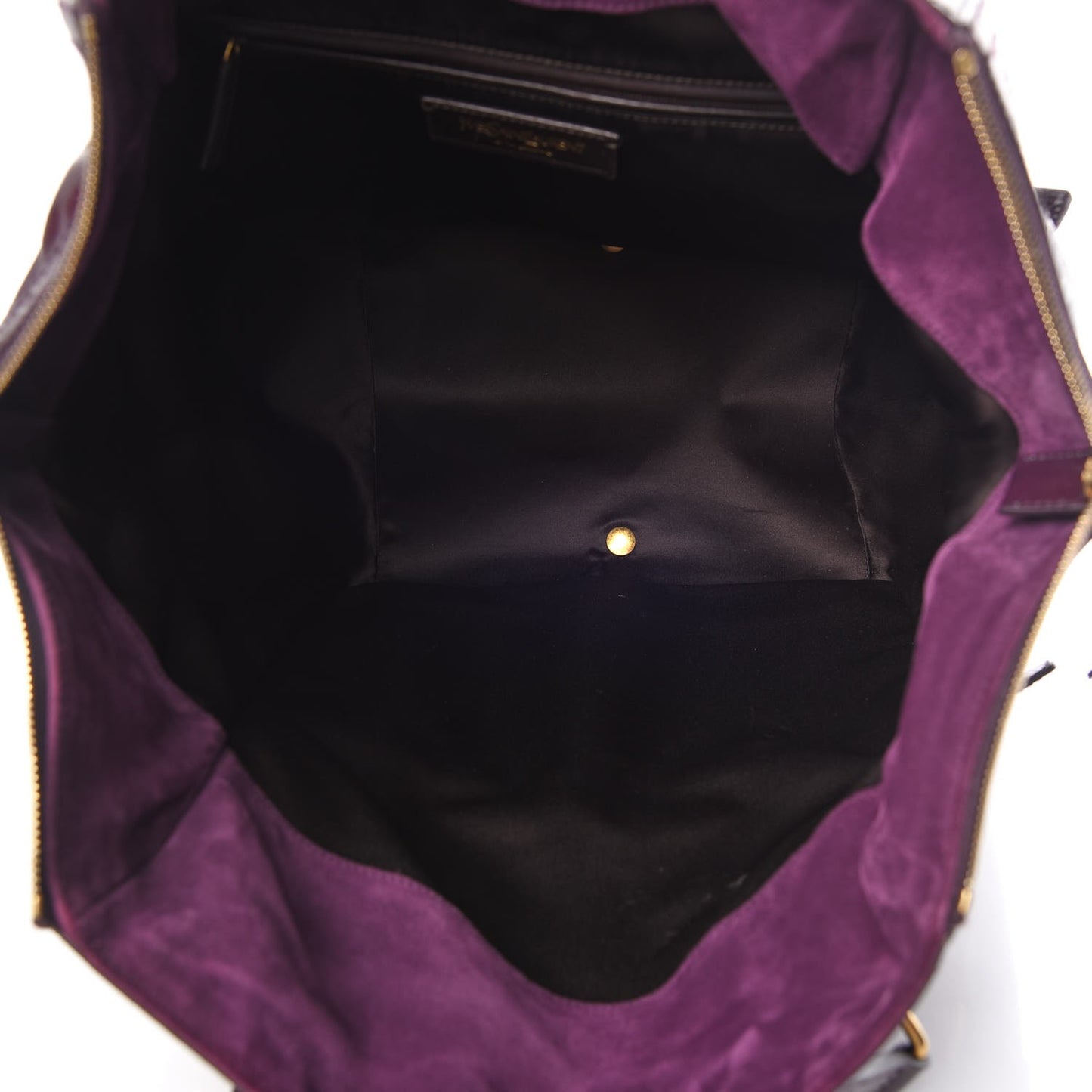 Patent Calfskin Large Downtown Violet