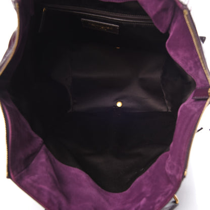 Saint Laurent Patent Calfskin Large Downtown Violet 5 of 10
