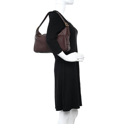 Celine Supple Calfskin Medium Romy Shoulder Bag Hickory 2 of 9