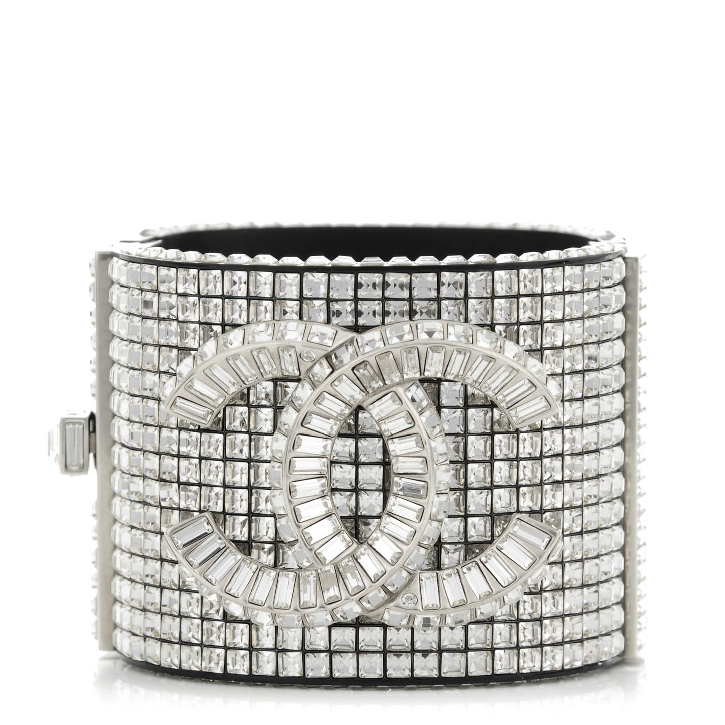 Crystal Baguette CC Wide Cuff