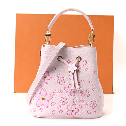 Louis Vuitton LV X TM Empreinte Cherry Blossom Neonoe BB Pink 10 of 10