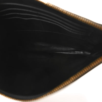 Bottega Veneta Nappa Intrecciato Medium Flat Zip Pouch Black 5 of 8