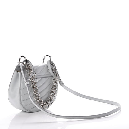 Chloe Calfskin Quilted Mini Drew Bijou Shoulder Bag Airy Grey 4 of 9