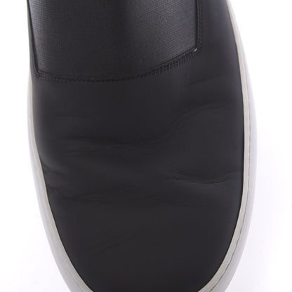 Chanel Calfskin Mens High Top Sneakers 45 White Black 9 of 12