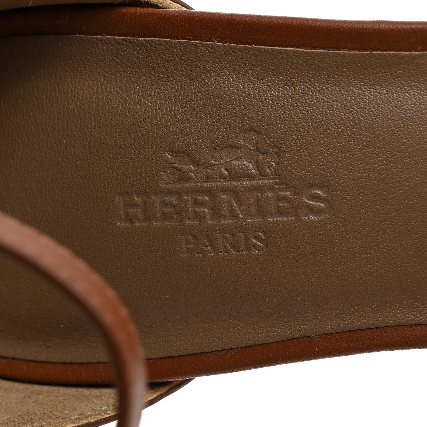 Calfskin Legend Wedge Sandals 36 Gold