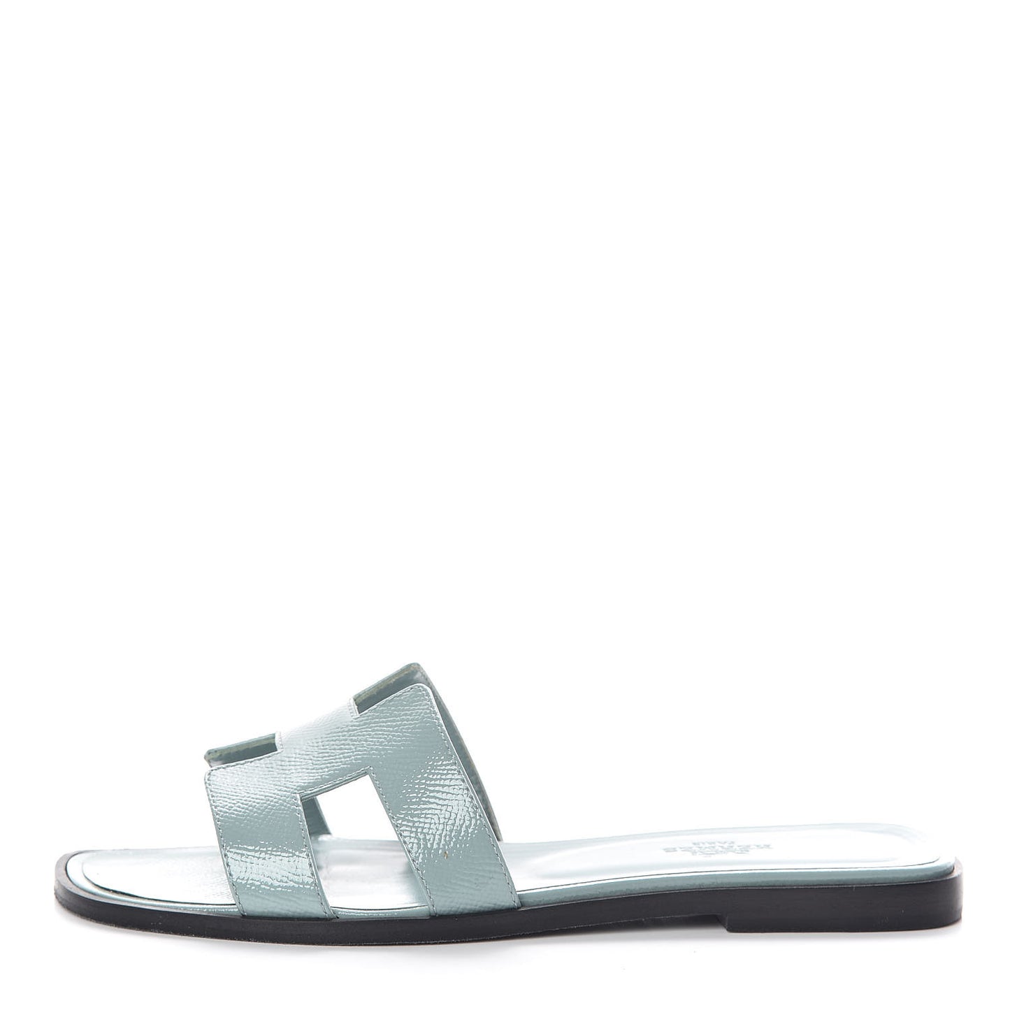 Patent Epsom Oran Sandals 37 Bleu Ciel