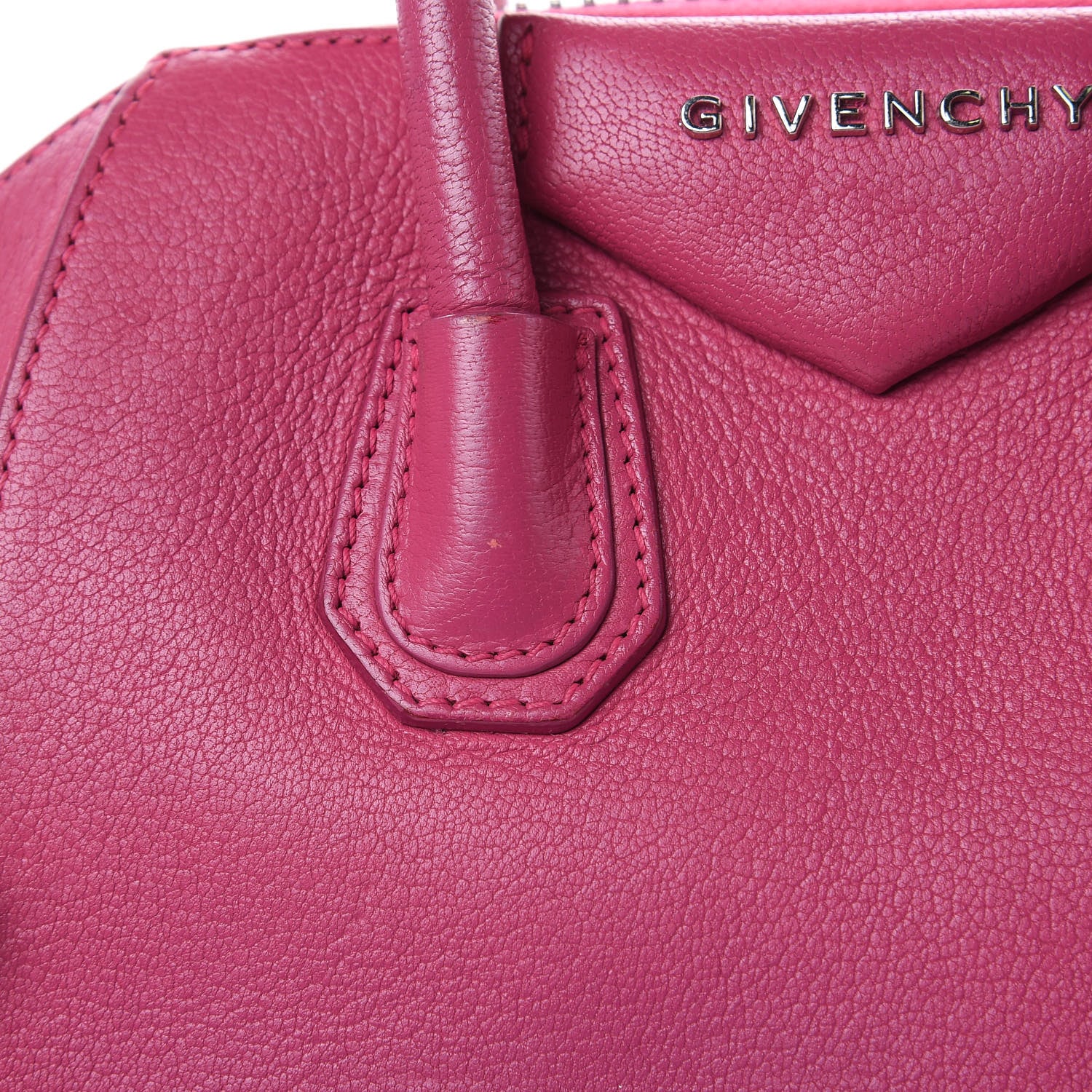 Givenchy Sugar Goatskin Mini Antigona Magenta 13 of 17
