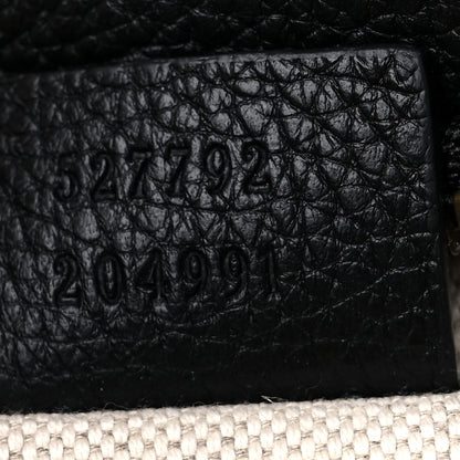 Gucci Grained Calfskin Small Logo Belt Bag Black 7 of 9