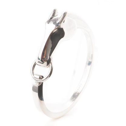 Hermes Sterling Silver PM Galop Bracelet ST 3 of 6