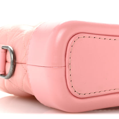 Chanel Aged Calfskin Quilted Small Gabrielle Hobo Pink 9 of 12