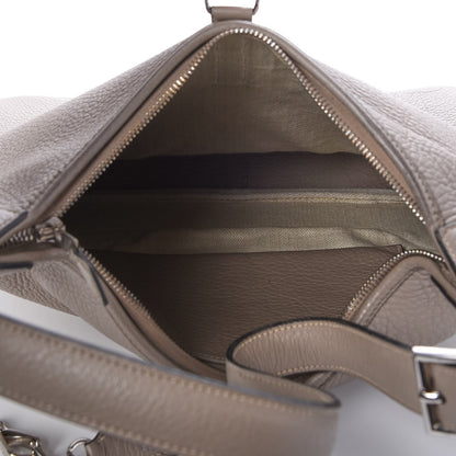 Hermes Taurillon Clemence Trim II 35 Shoulder Bag Gris Tourterelle 6 of 7