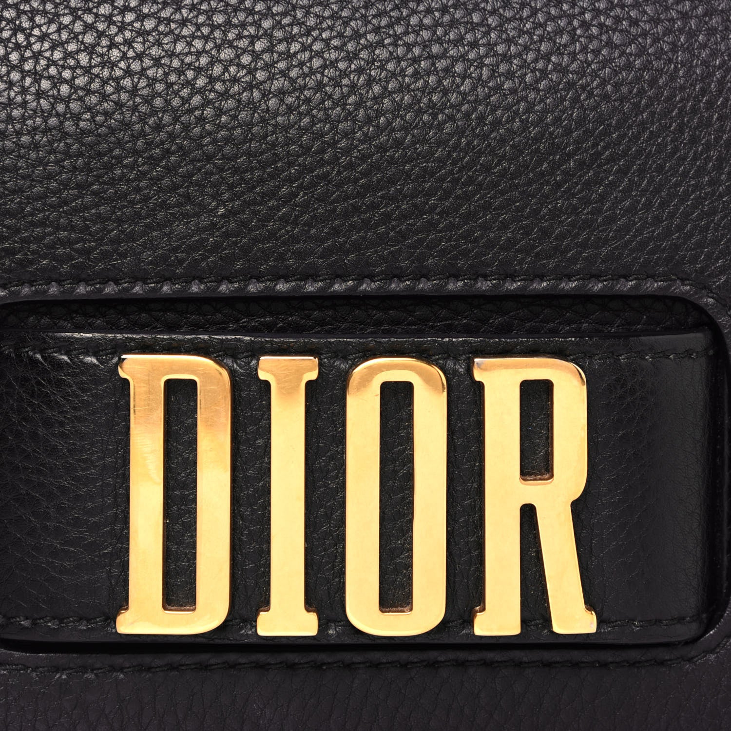 Christian Dior Grained Calfskin Dio(r)evolution Top Handle Flap Bag Black 6 of 10