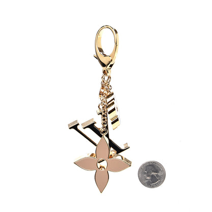 Louis Vuitton Fleur De Monogram Bag Charm Dore 2 of 3