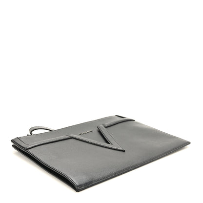 Versace Grained Calfskin V Pochette Black 4 of 6