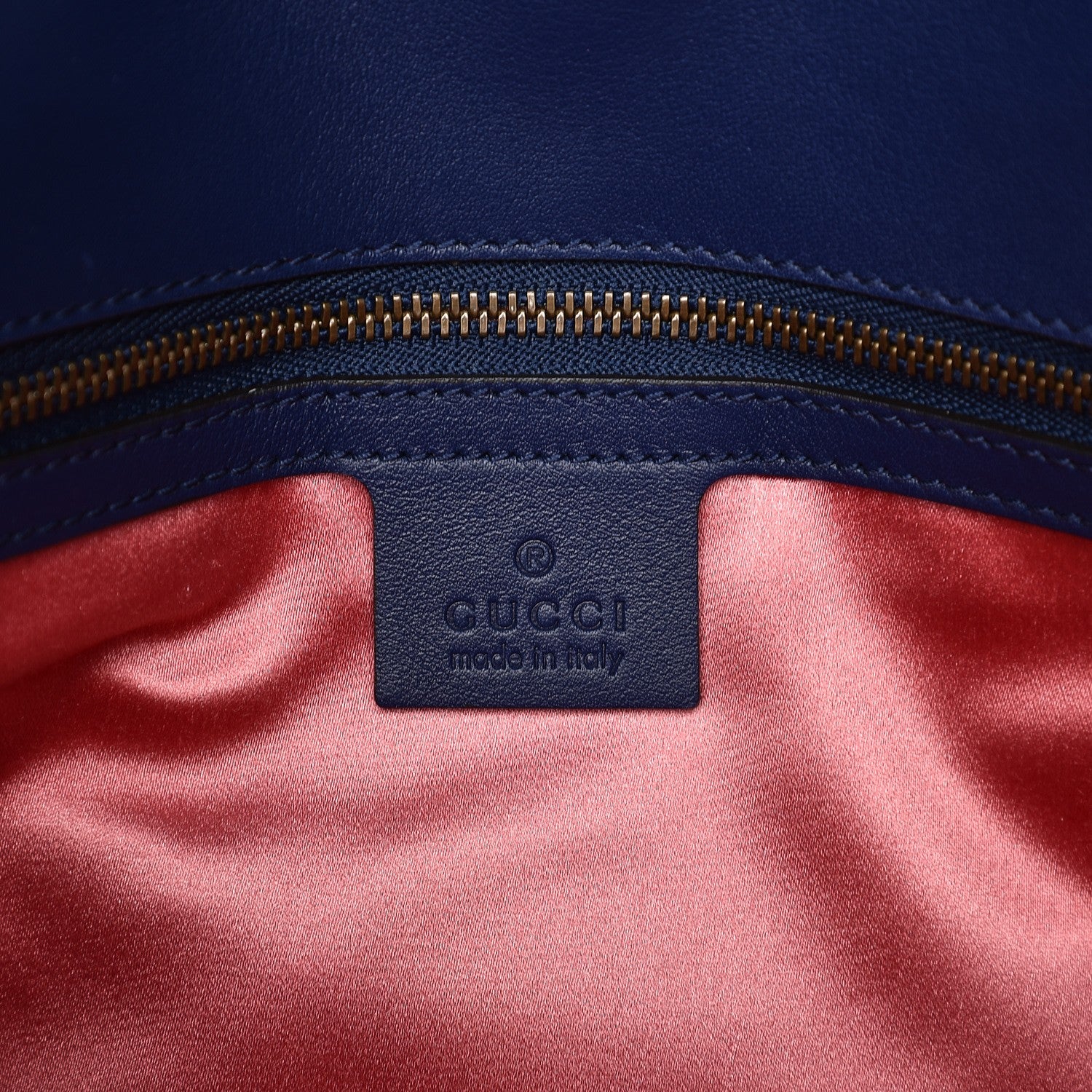Gucci Velvet Matelasse Medium GG Marmont Shoulder Bag Cobalt Blue 7 of 9