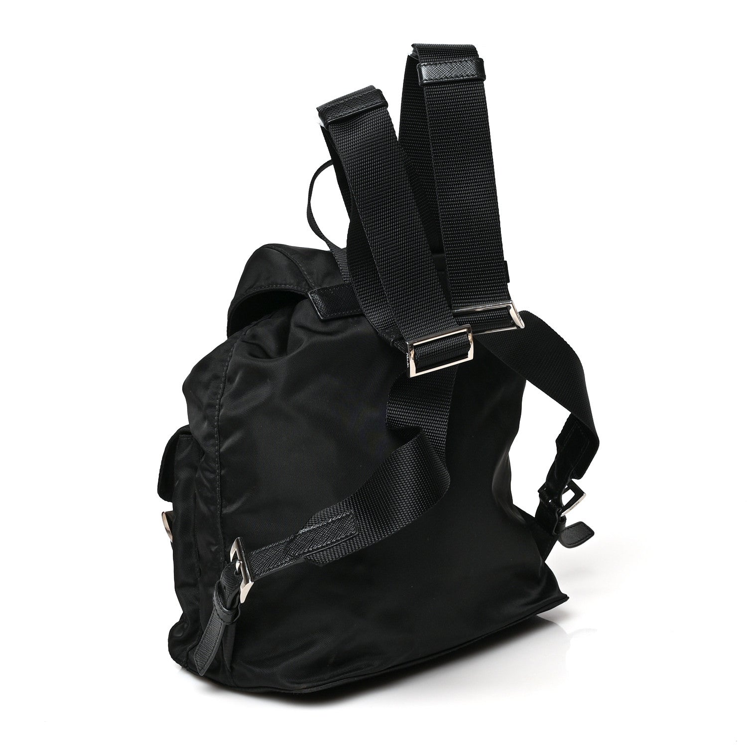 Prada Tessuto Nylon Vela Small Backpack Black 3 of 13
