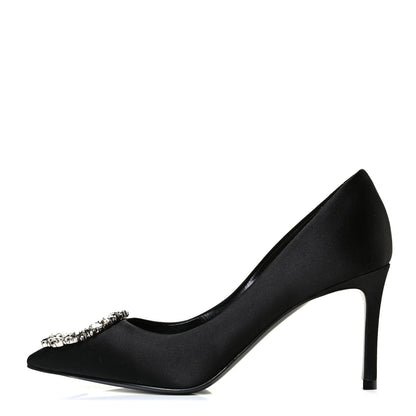 Louis Vuitton Satin Madeleine Pumps 36.5 Black 1 of 6