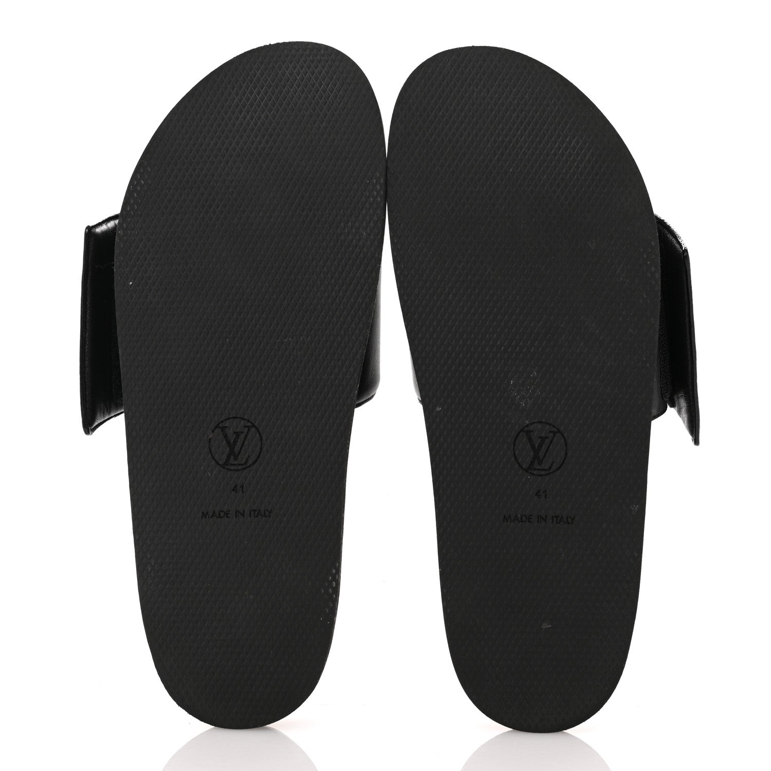 Louis Vuitton Calfskin Womens Pool Pillow Sunset Mules 41 Black 6 of 15