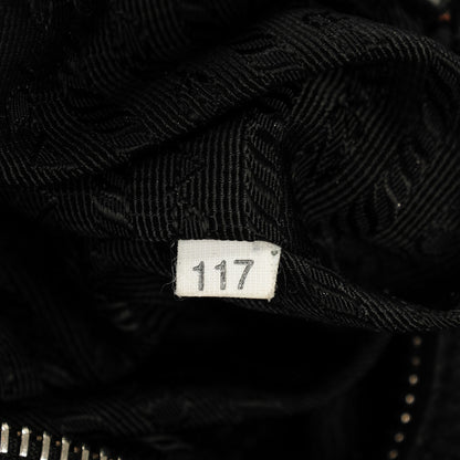 Prada Cervo Deerskin Shoulder Nero Black 7 of 8