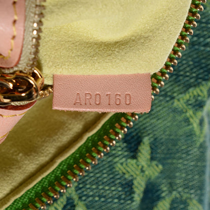 Louis Vuitton Denim Sunburst PM Messenger Green 7 of 7