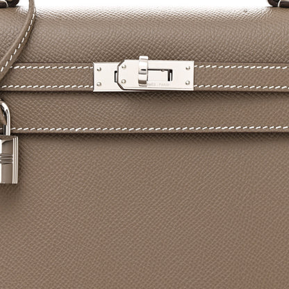 Hermes Epsom Kelly Sellier 25 Etoupe 7 of 15