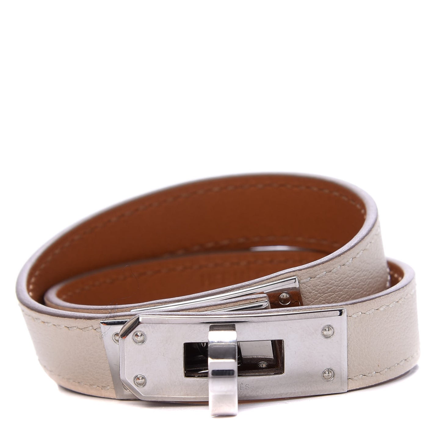 Swift Kelly Double Tour Bracelet XS Craie